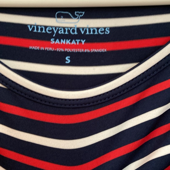 Vineyard Vines Red, White, and Blue Striped Dress EUC - Picture 2 of 4